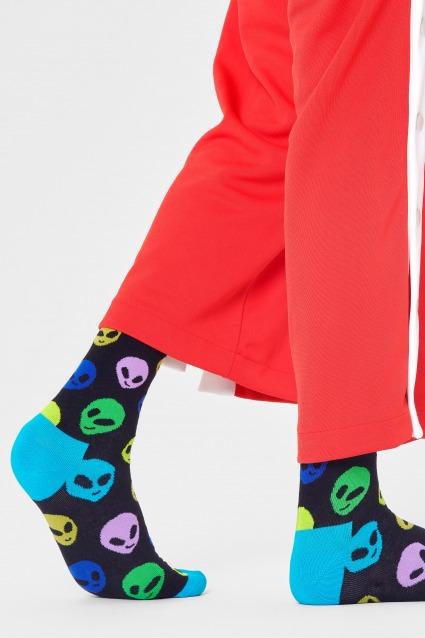 HAPPY SOCKS ALIEN en color NEGRO (1)