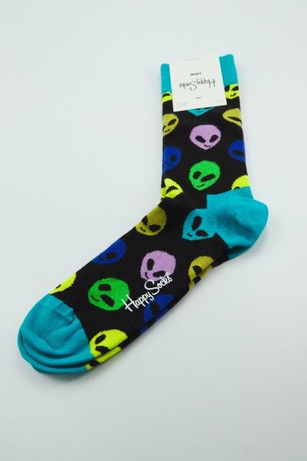 HAPPY SOCKS ALIEN en color NEGRO (3)