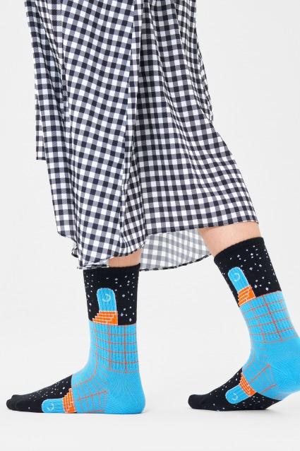 HAPPY SOCKS FUTURE UNKNOWN en color NEGRO (1)
