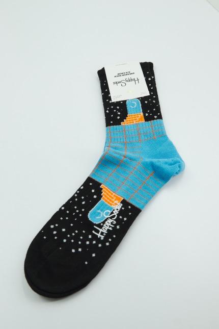 HAPPY SOCKS FUTURE UNKNOWN en color NEGRO (2)