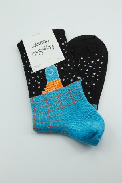 HAPPY SOCKS FUTURE UNKNOWN en color NEGRO (4)