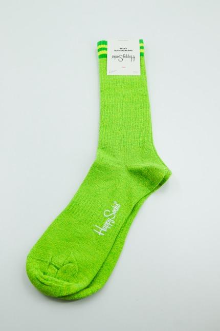 HAPPY SOCKS IM SOLID THIN CREW SOC en color VERDE (2)