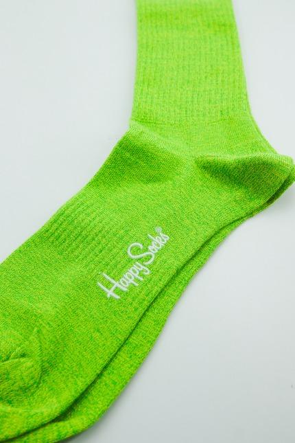 HAPPY SOCKS IM SOLID THIN CREW SOC en color VERDE (3)