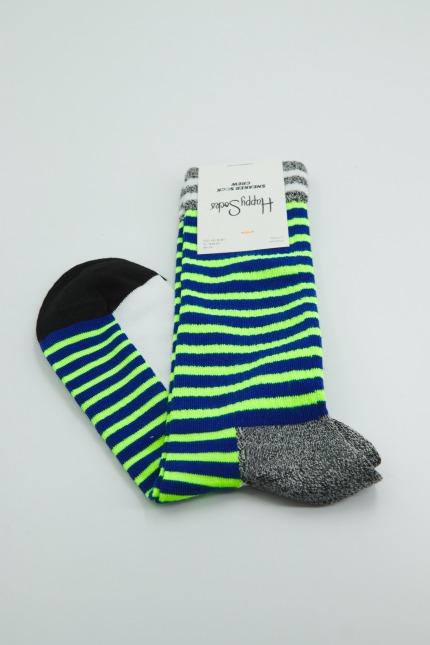 HAPPY SOCKS NEON STRIPE THIN CREW en color MULTICOLOR (3)