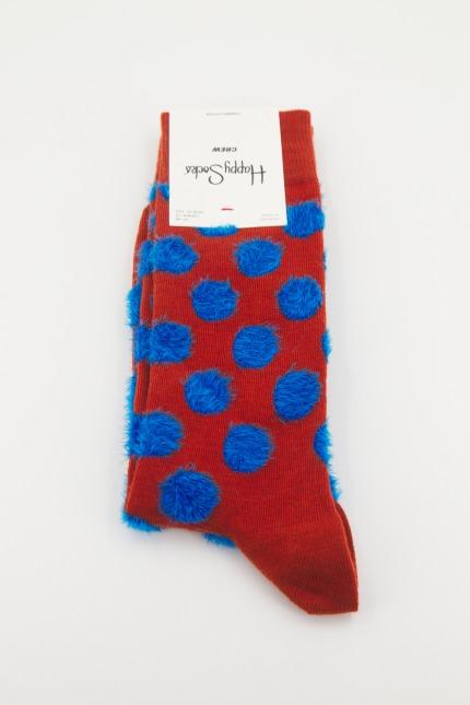HAPPY SOCKS BIG DOT en color MARRON (1)