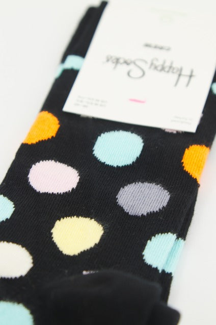 HAPPY SOCKS BIG DOT SOCK en color NEGRO  (4)