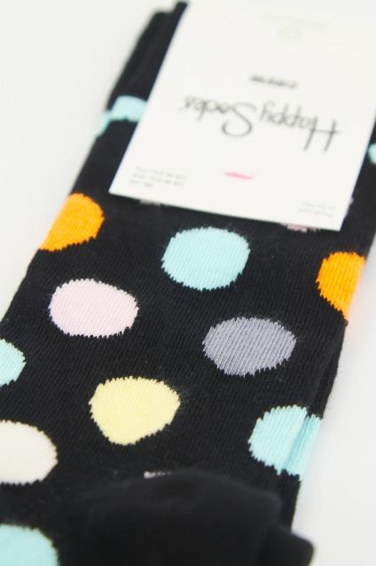 HAPPY SOCKS BIG DOT SOCK en color NEGRO (4)