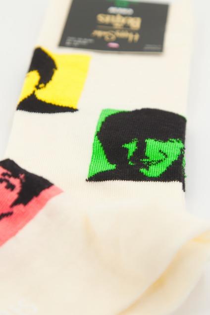 HAPPY SOCKS BEATLES YELLOW SUBMARINE en color BLANCO (4)