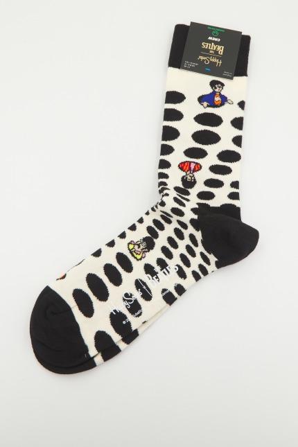 HAPPY SOCKS BEATLES en color BLANCO (3)