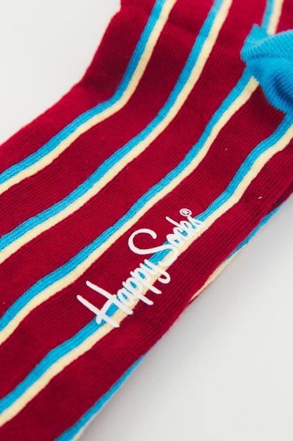 HAPPY SOCKS BLOCKED STRIPE en color ROJO (4)