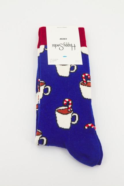 HAPPY SOCKS CANDY CANE COCOA en color AZUL (1)