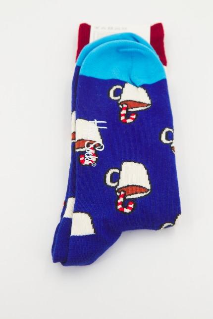 HAPPY SOCKS CANDY CANE COCOA en color AZUL (2)