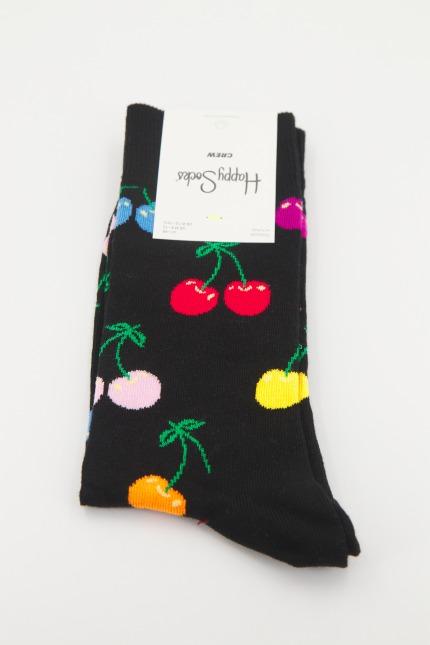 HAPPY SOCKS CHERRY en color NEGRO (1)