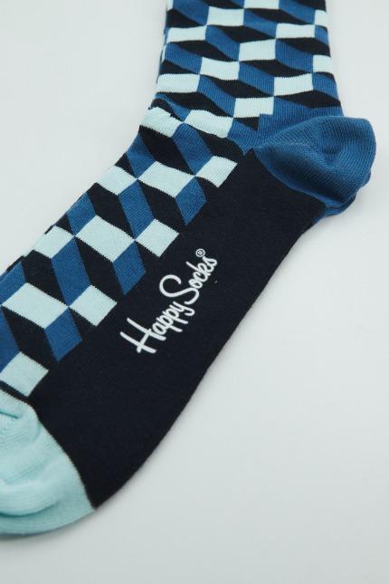 HAPPY SOCKS FILLED OPTIC SOCK en color AZUL (3)