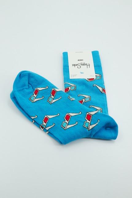 HAPPY SOCKS GLASSES en color AZUL (4)