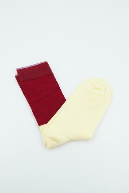 HAPPY SOCKS I AM BLOCKED SOCK en color ROJO (2)