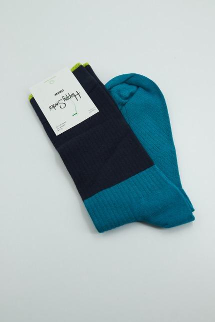 HAPPY SOCKS I AM BLOCKED en color AZUL (3)