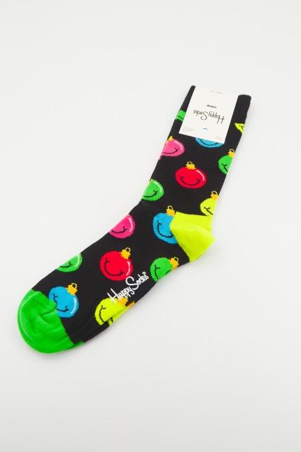 HAPPY SOCKS JINGLE SMAILEY en color NEGRO (4)