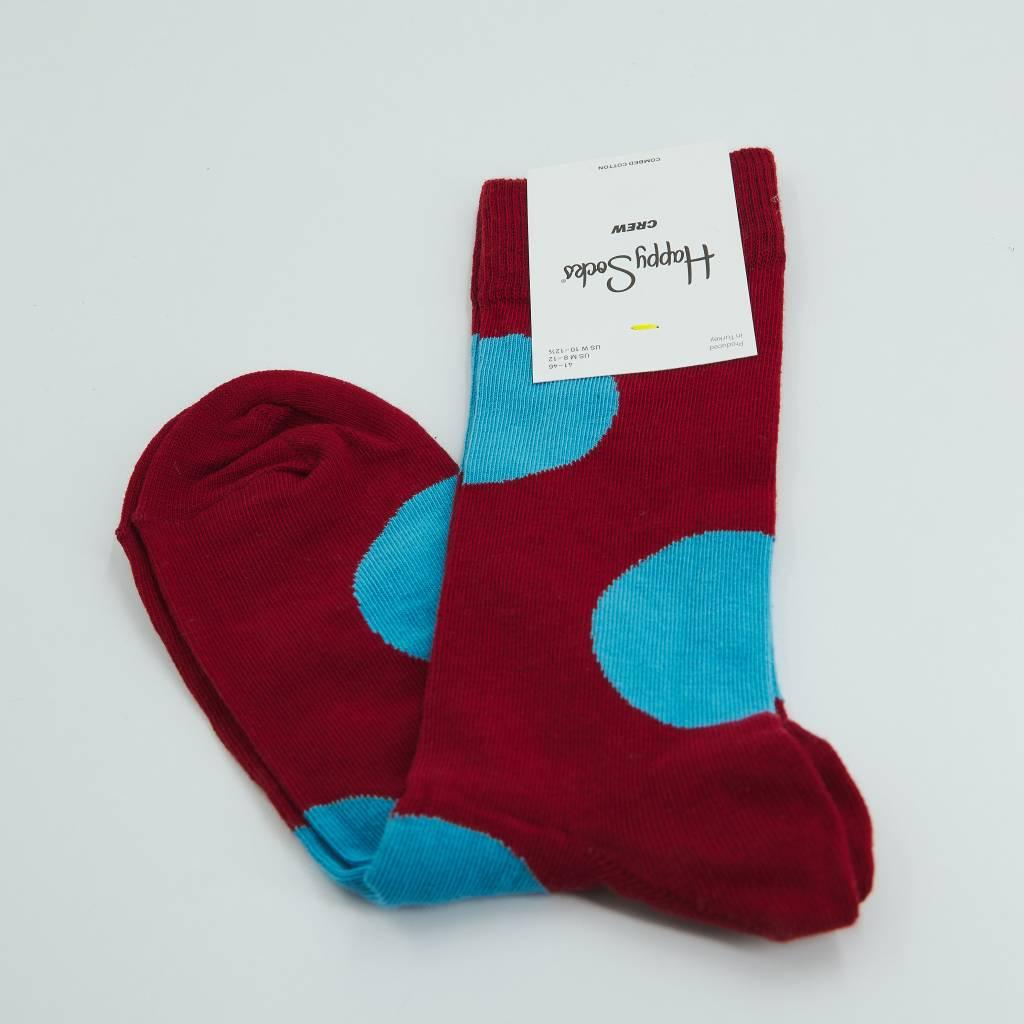 HAPPY SOCKS JUMBO DOT SOCK en color ROJO  (6)