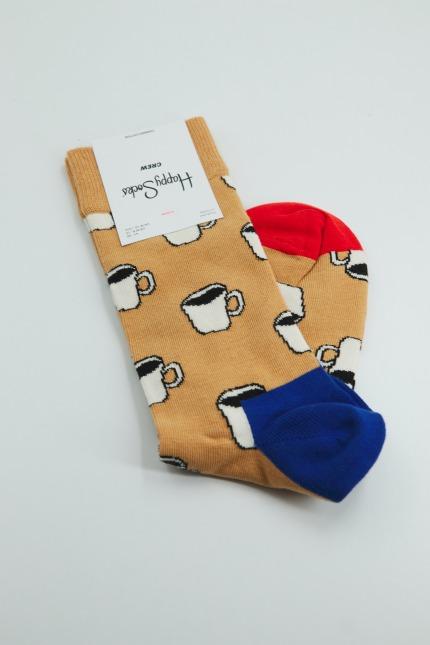HAPPY SOCKS MY CUP OF TEA en color MARRON (3)