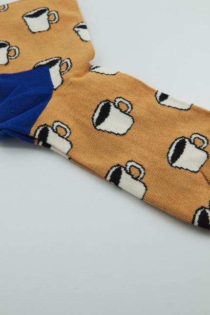 HAPPY SOCKS MY CUP OF TEA en color MARRON (4)