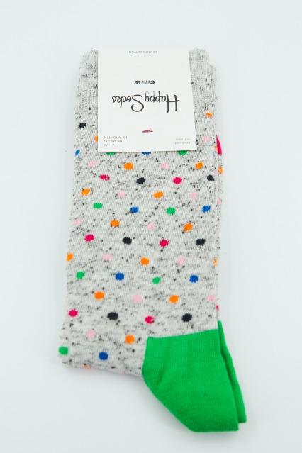 HAPPY SOCKS MINI DOT SOCK en color GRIS (1)