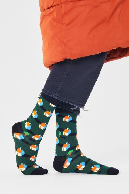 HAPPY SOCKS NEIGHBOURS en color VERDE  (1)