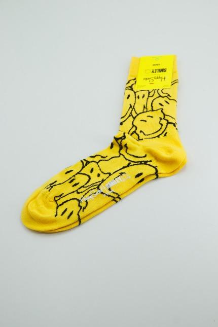 HAPPY SOCKS SUPER SMAILEY en color AMARILLO (1)