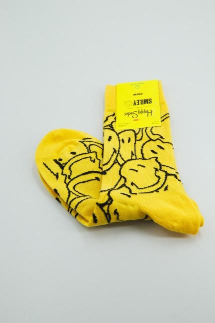 HAPPY SOCKS SUPER SMAILEY en color AMARILLO (3)