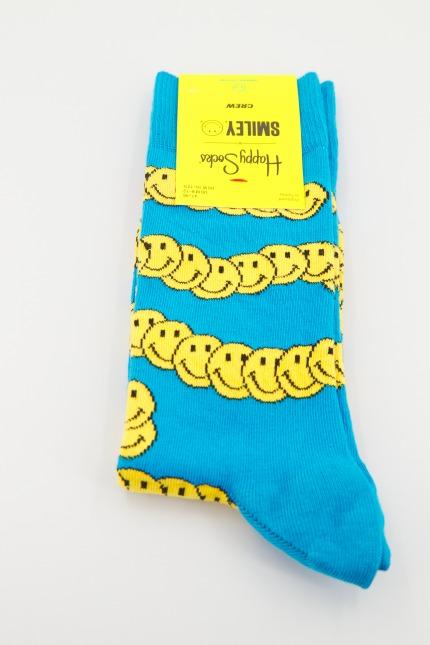 HAPPY SOCKS ZEN SMAILEY en color AZUL (1)