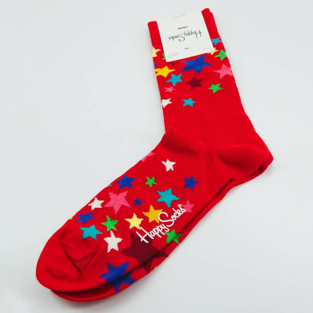HAPPY SOCKS STARS  en color ROJO  (5)