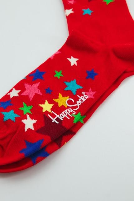 HAPPY SOCKS STARS  en color ROJO  (3)