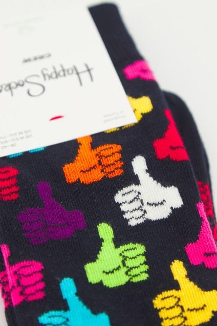 HAPPY SOCKS THUMBS UP SOCK en color NEGRO (4)