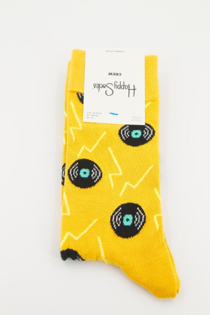 HAPPY SOCKS VINYL en color AMARILLO (2)