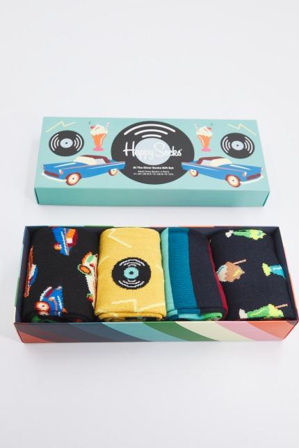 HAPPY SOCKS PACK AT THE DINER SOCK en color MULTICOLOR (1)
