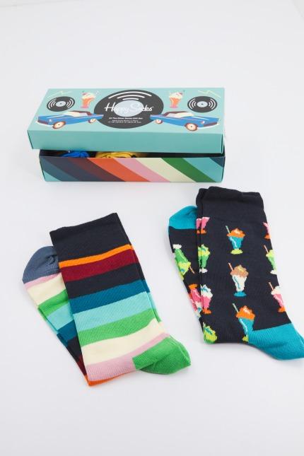 HAPPY SOCKS PACK AT THE DINER SOCK en color MULTICOLOR (3)