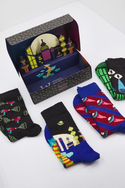 HAPPY SOCKS PACK SPACE en color MULTICOLOR (2)