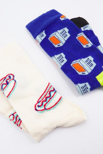 HAPPY SOCKS PACK TV DINNER en color MULTICOLOR (4)