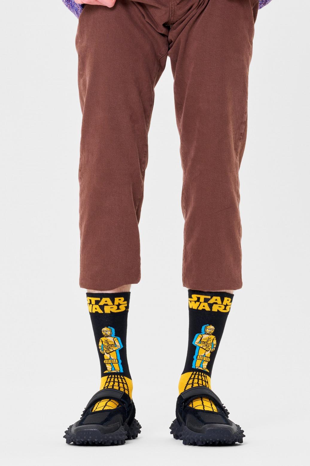 HAPPY SOCKS STAR WARS C-PO SOCK en color AMARILLO (3)