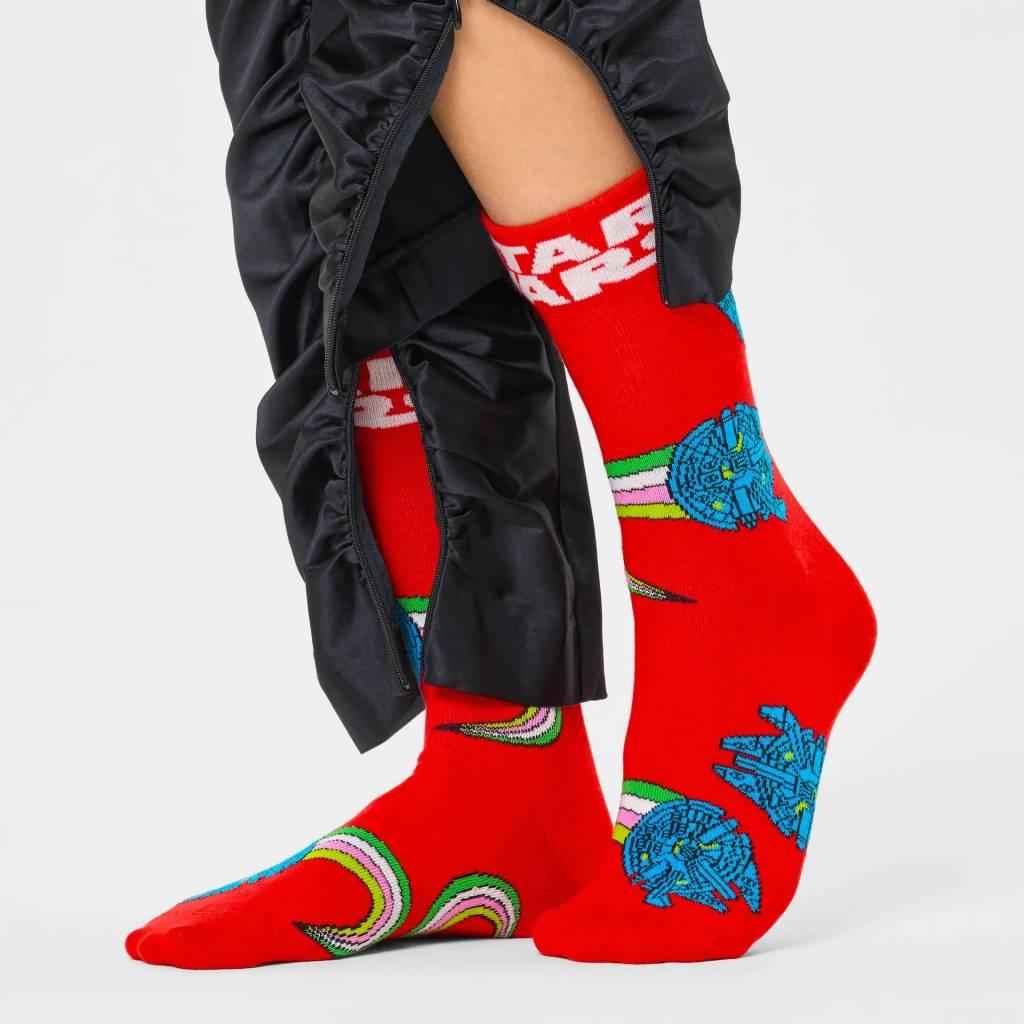 HAPPY SOCKS STAR WARS MILLENNIUM FALCON en color ROJO (5)
