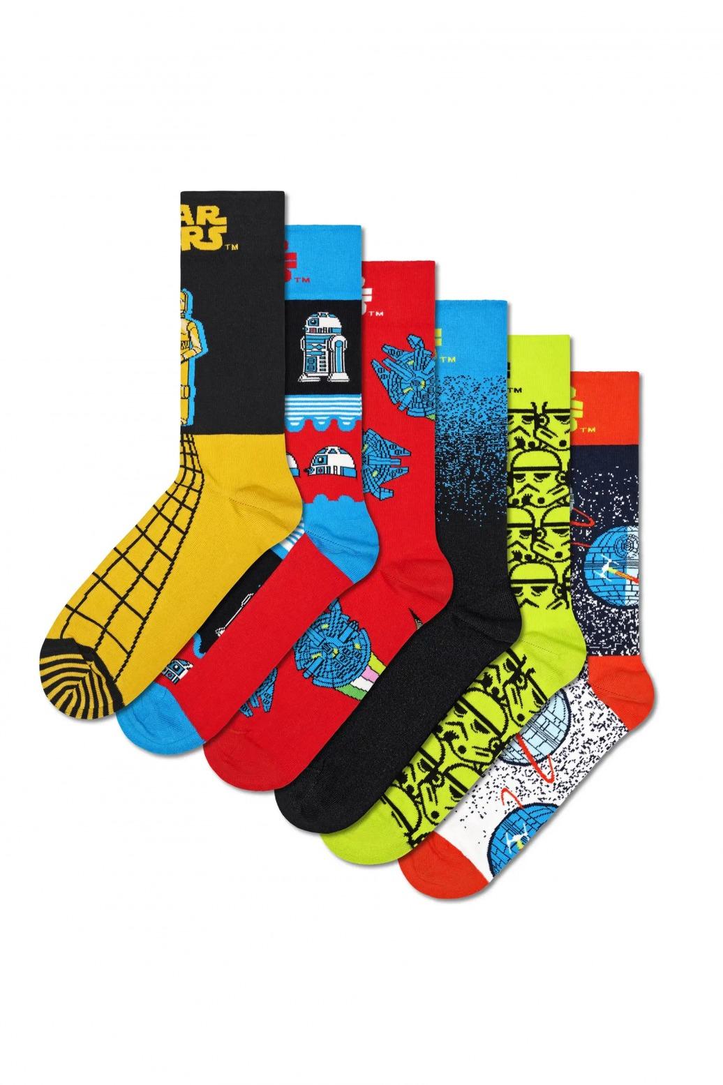HAPPY SOCKS STAR WARS-PACK GIFT SET en color MULTICOLOR (4)
