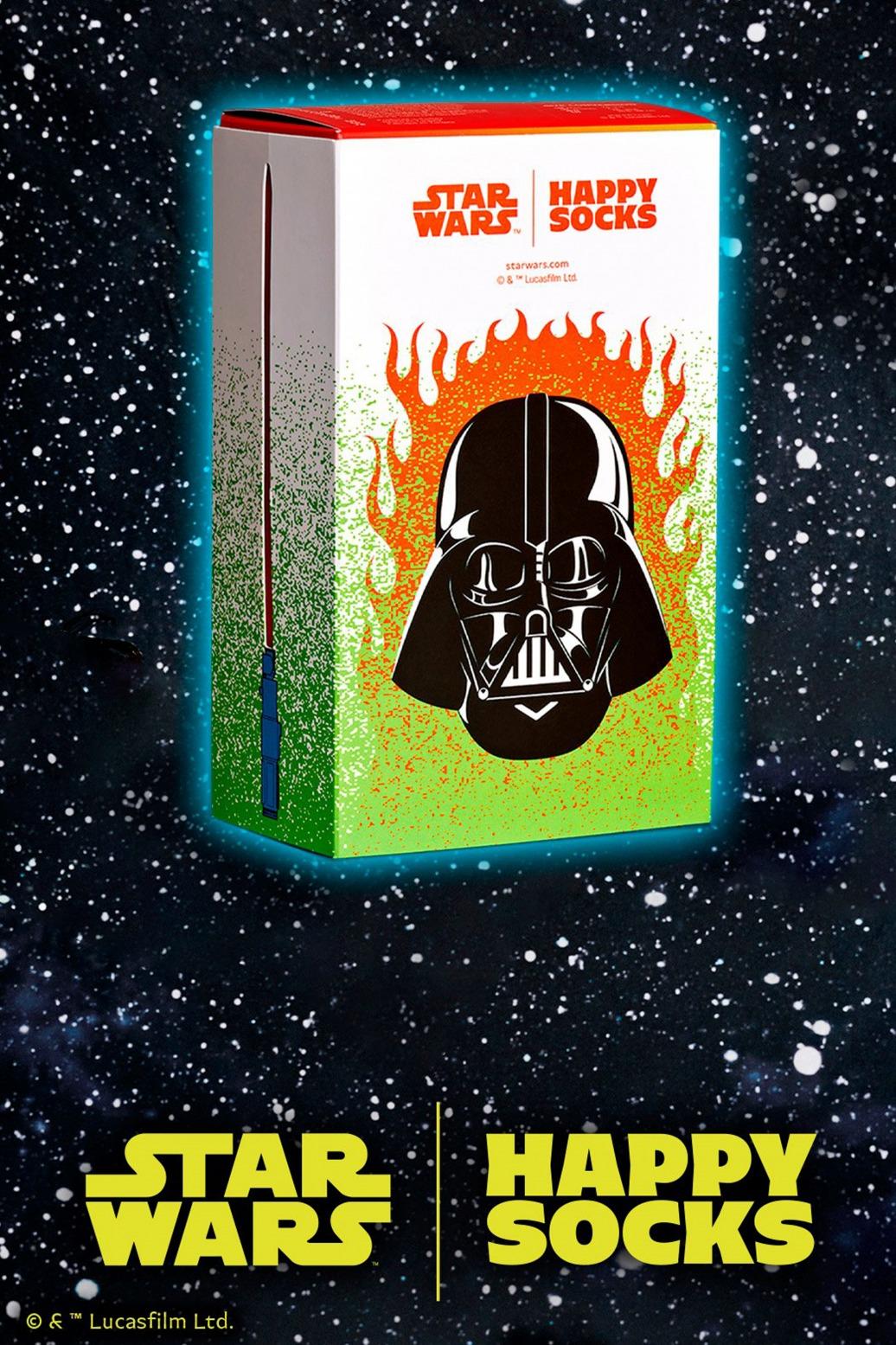 HAPPY SOCKS STAR WARS-PACK GIFT SET en color MULTICOLOR (3)