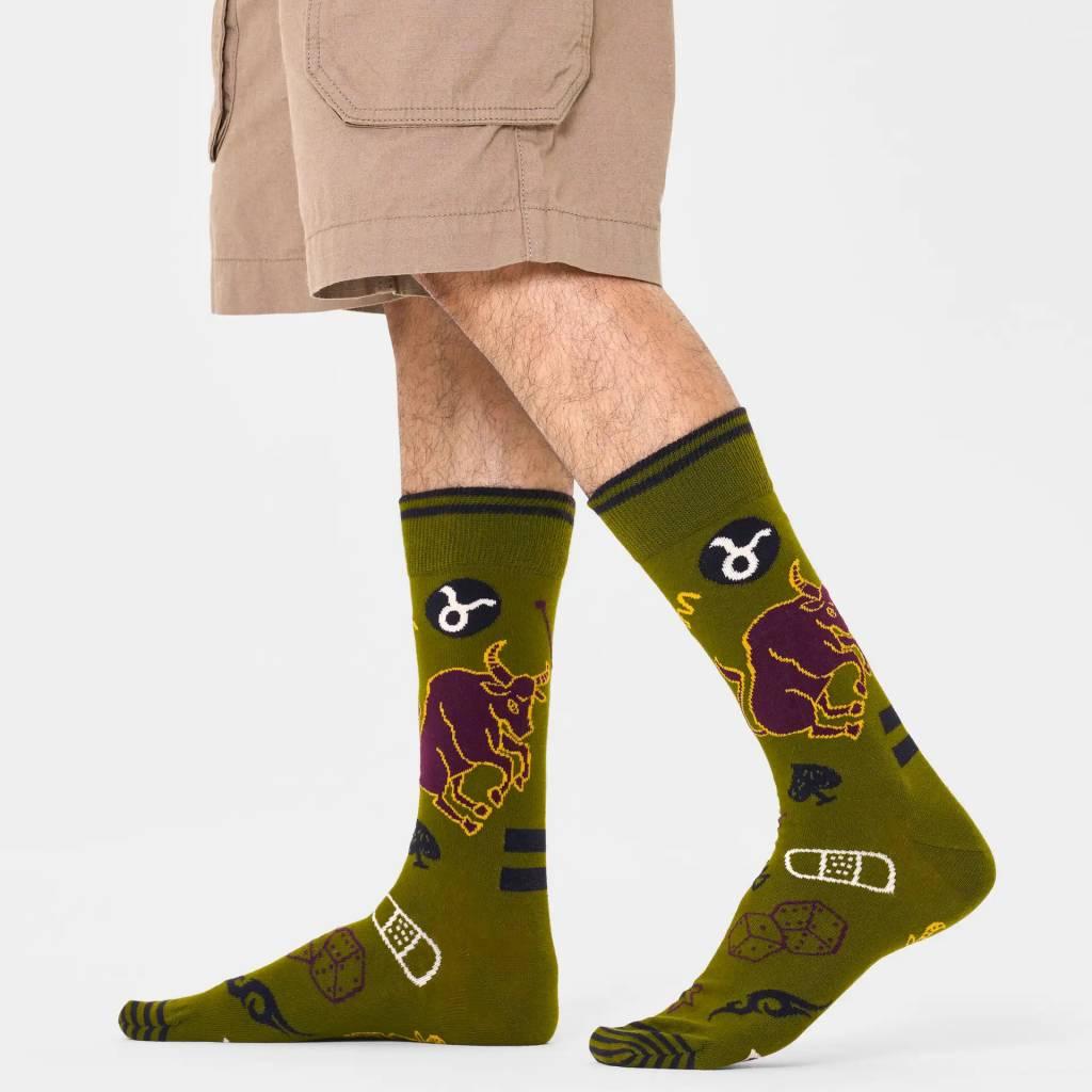 HAPPY SOCKS TAURUS SOCK en color VERDE (5)