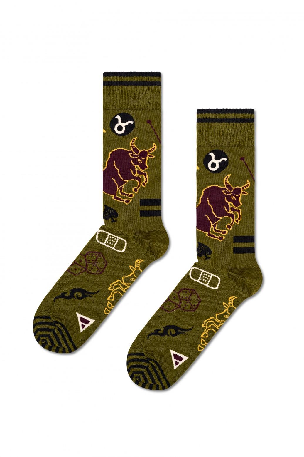 HAPPY SOCKS TAURUS SOCK en color VERDE (1)