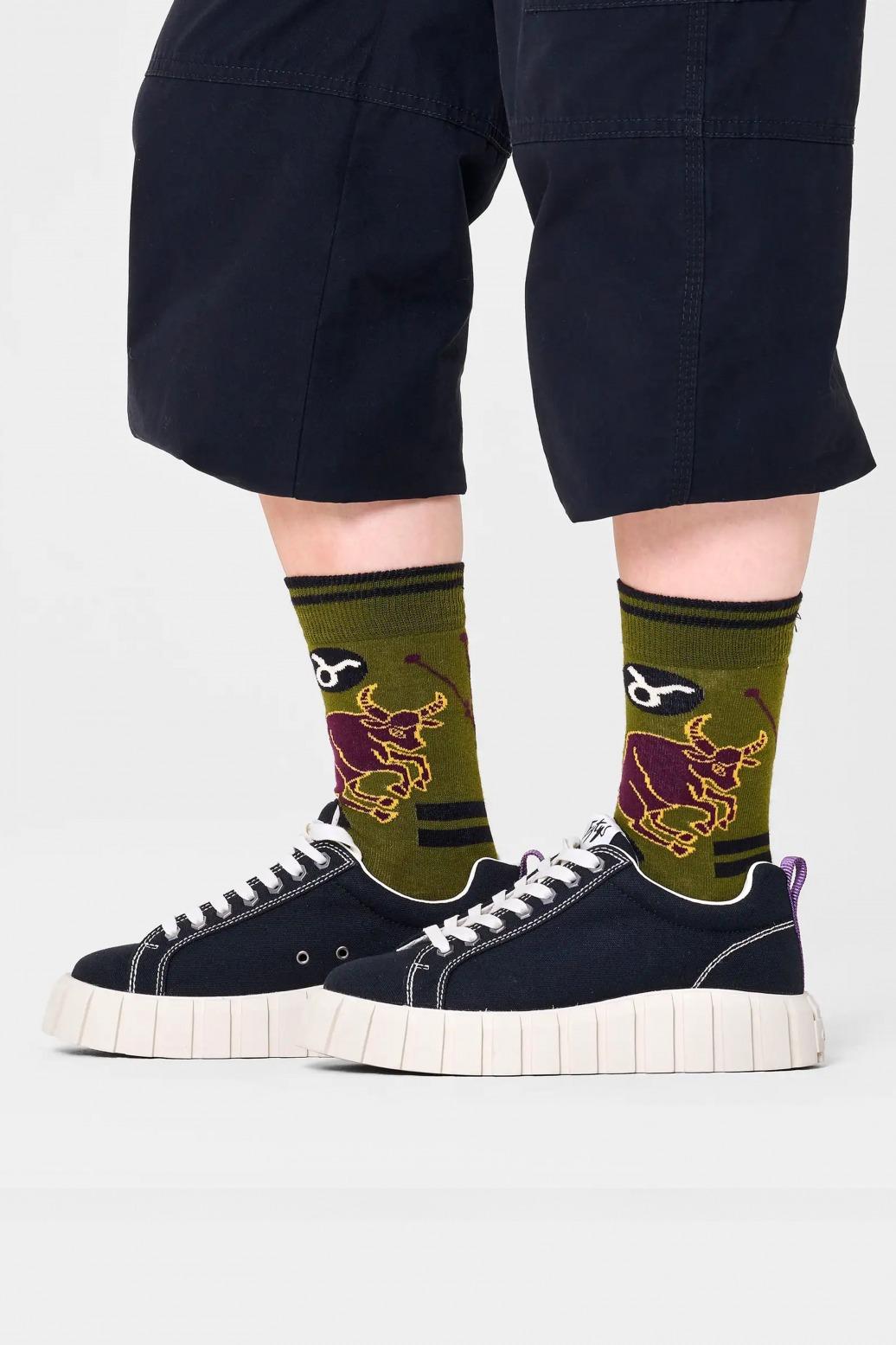 HAPPY SOCKS TAURUS SOCK en color VERDE (3)