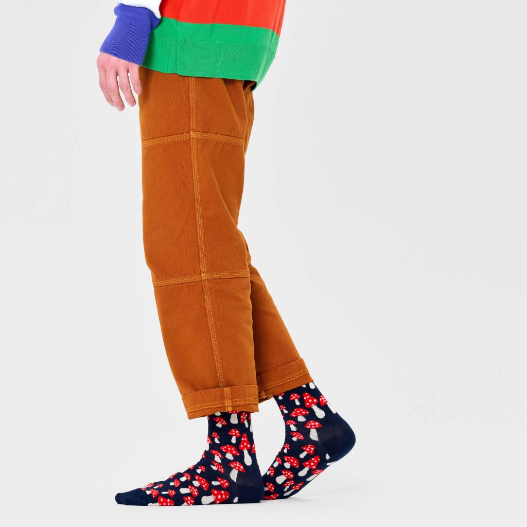 HAPPY SOCKS MUSHROOM SOCK en color ROJO (4)