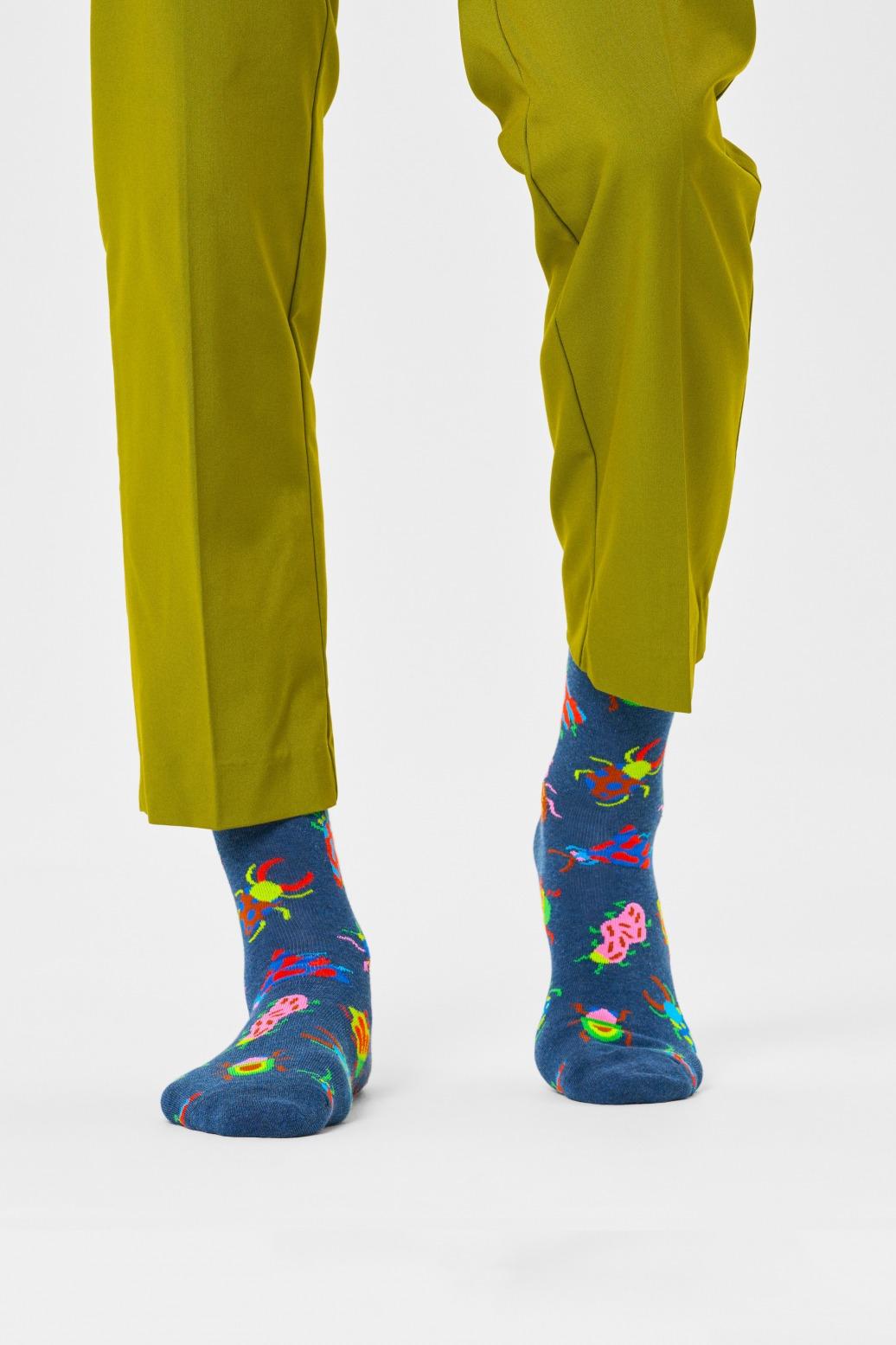 HAPPY SOCKS BUGS SOCK en color GRIS (2)