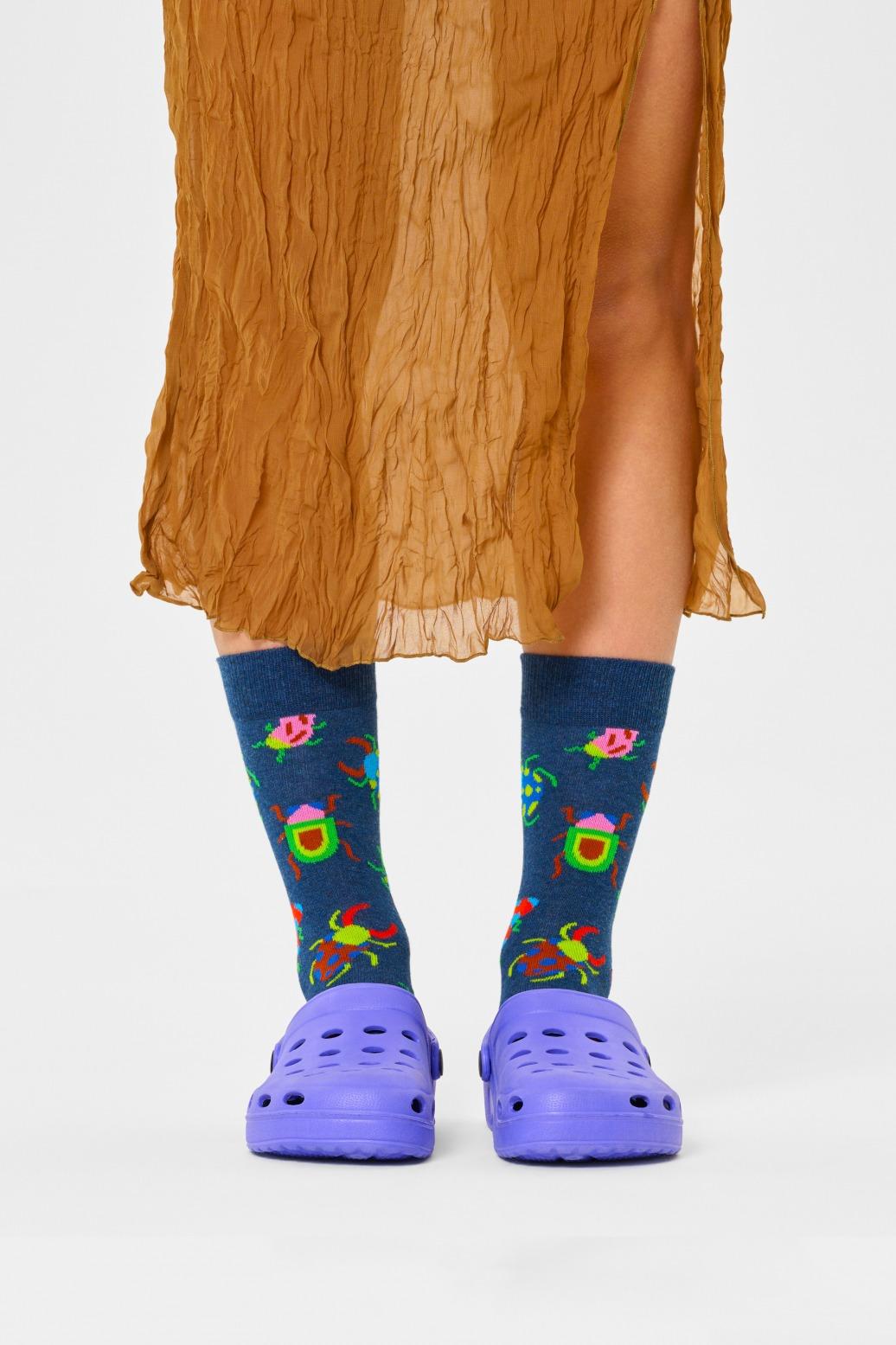 HAPPY SOCKS BUGS SOCK en color GRIS (3)