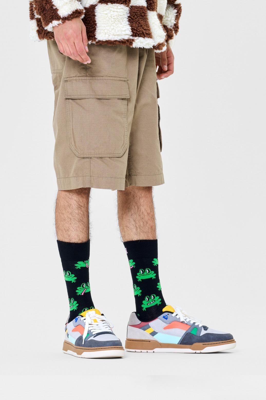 HAPPY SOCKS FROG SOCK en color NEGRO (3)