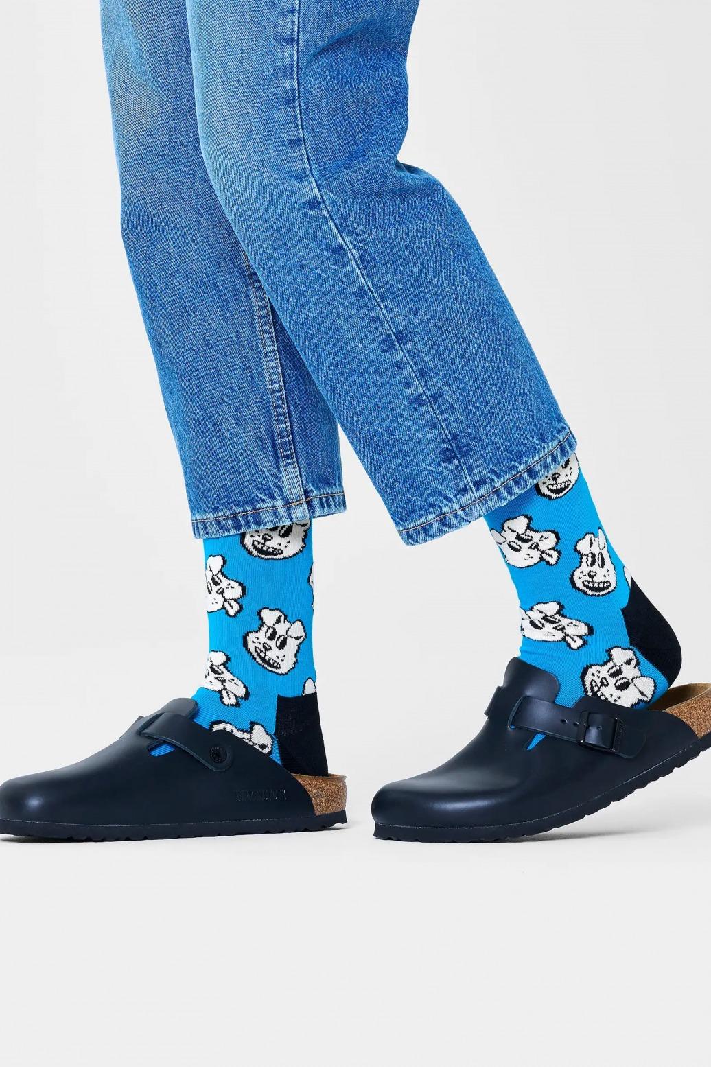 HAPPY SOCKS DOGGO SOCK en color AZUL (3)